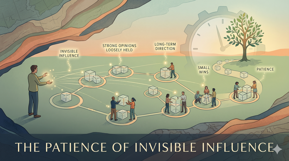 The Patience of Invisible Influence